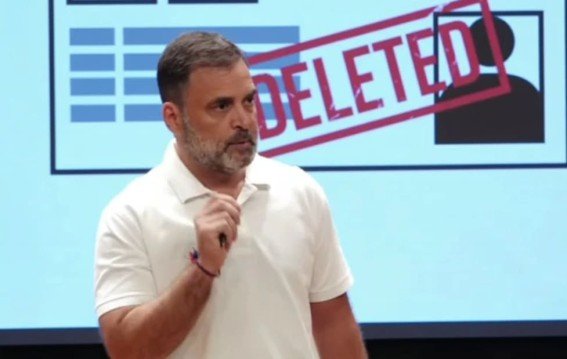 Rahul Gandhi Presents Evidence Alleging Systematic Voter Deletions In Karnataka’s Aland Through Software